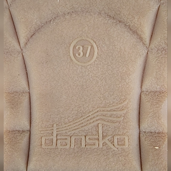 Dansko Manda Slide Wooden Slip on Clogs in Oyster 7 - Picture 13 of 16